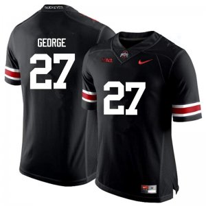 Men's Ohio State Buckeyes #27 Eddie George Black Nike NCAA College Football Jersey Check Out FSD5544ND